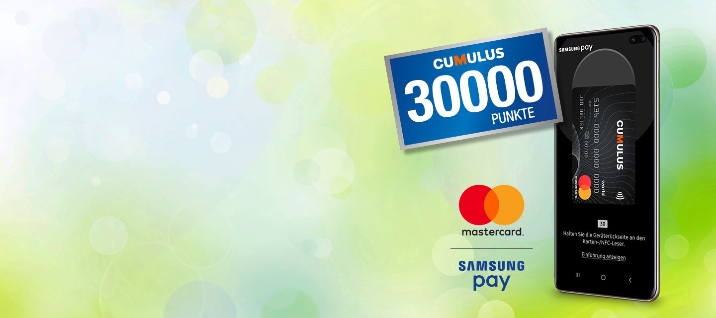 Samsung pay cumulus mastercard promotion