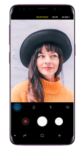 Selfie mit Galaxy S9/S9+ aufnehmen, Kameraeinstellungen