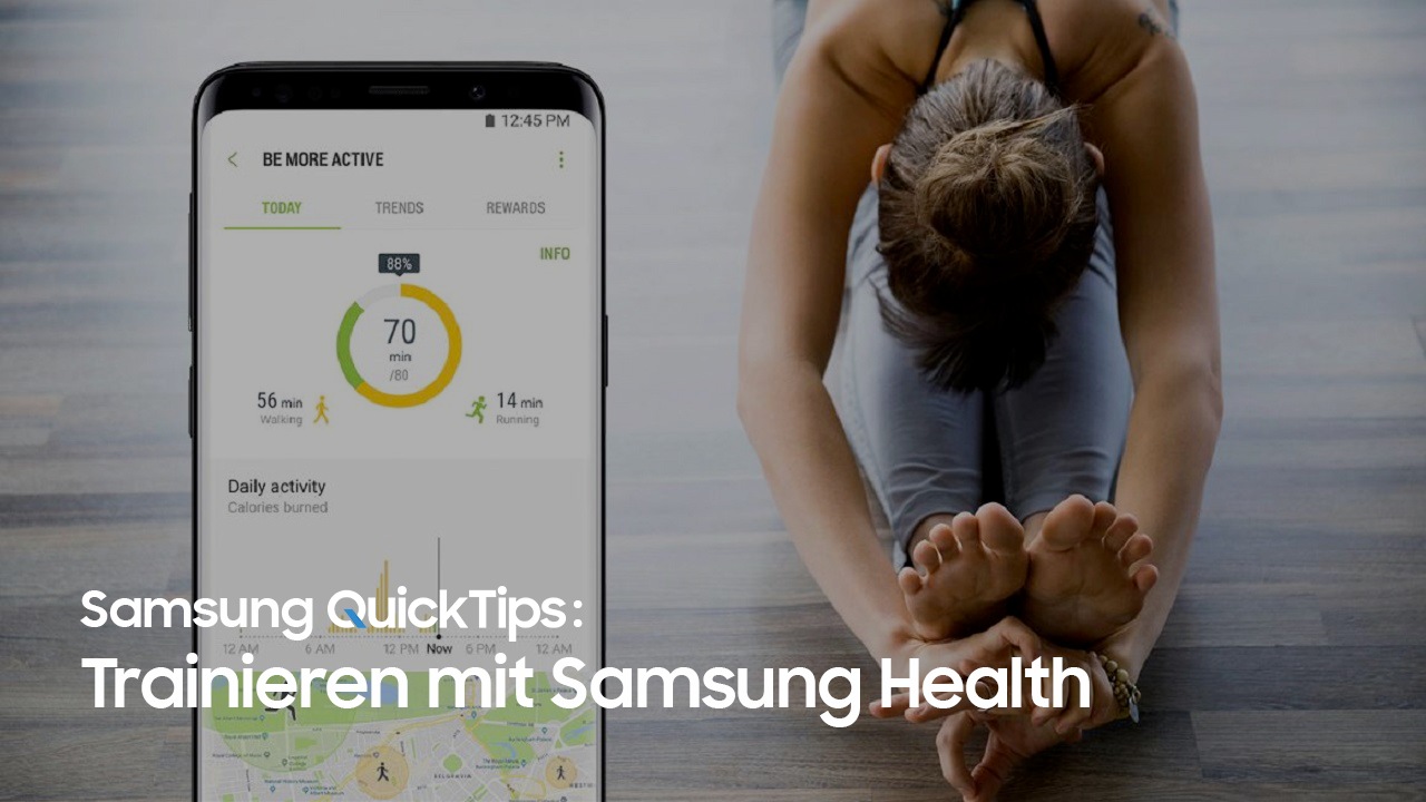 Samsung QuickTips - Wie trainiere ich mit Samsung Health? How To: Wie trainiere ich mit Samsung Health?