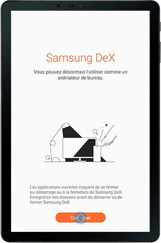 Appuyez sur Continuer