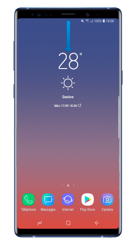 Afficher panneau des notifications