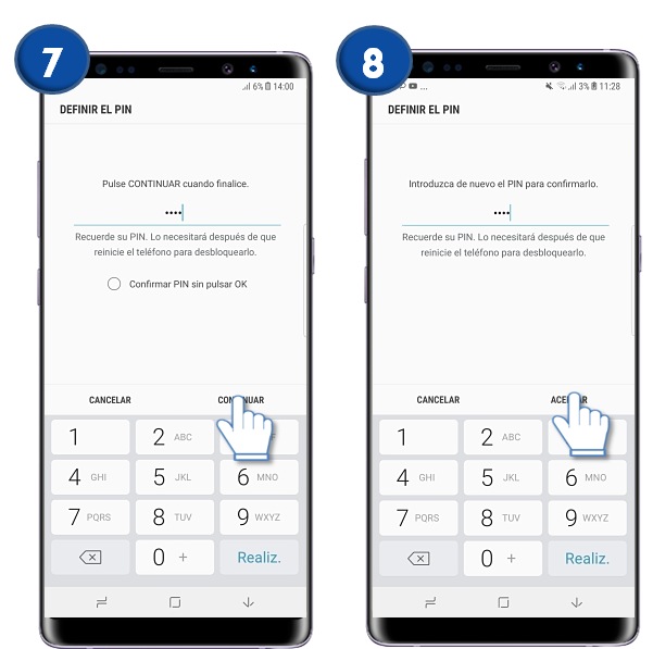 Galaxy Note8: ¿Qué es y cómo activar el bloqueo por iris?