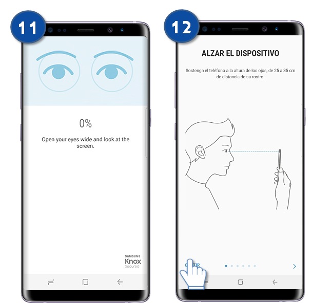 Galaxy Note8: ¿Qué es y cómo activar el bloqueo por iris?