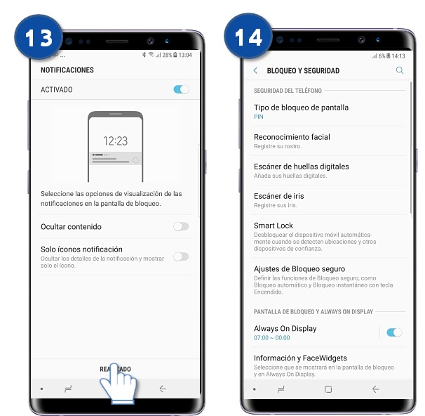 Galaxy Note8: ¿Qué es y cómo activar el bloqueo por iris?