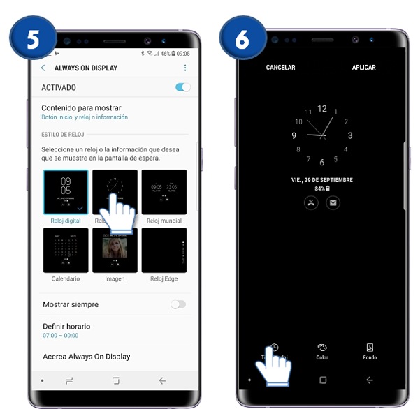 Galaxy Note 8 : ¿Qué es y cómo personalizar Always On Display?