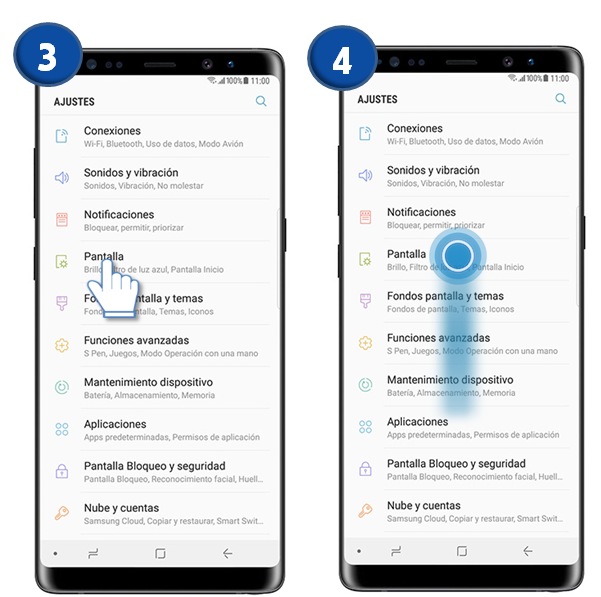 Galaxy Note8: ¿Qué es y cómo personalizar la barra de navegación?