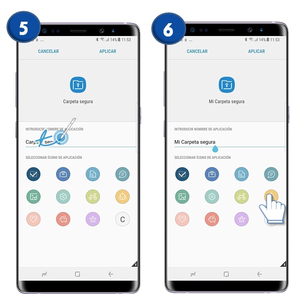 Galaxy Note 8 : ¿Qué es y cómo personalizar el ícono de carpeta segura?
