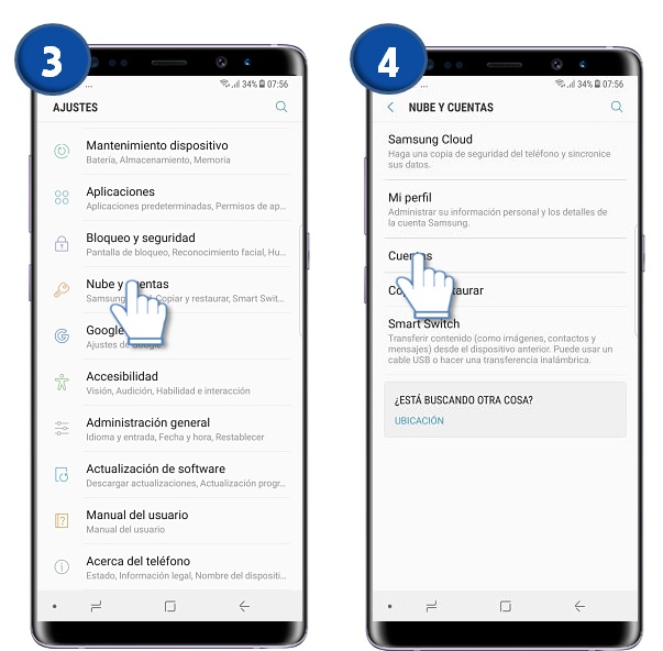 Galaxy Note8: ¿Qué es y cómo registar una cuenta de correo electrónico personal?