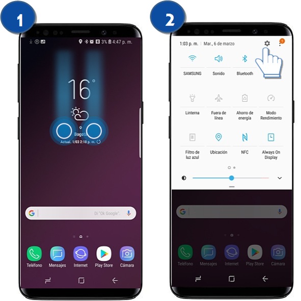 Galaxy S9 | S9 Plus - ¿Cómo y para que activo GPS?