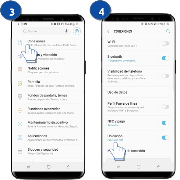 Galaxy S9 | S9 Plus - ¿Cómo y para que activo GPS?