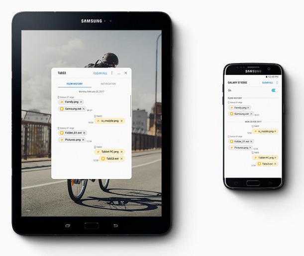 Galaxy Tab S3 - Sincroniza y almacena.