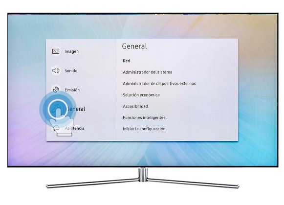 Samsung Smart TV MU6100 - ¿Cómo ajustar la hora?