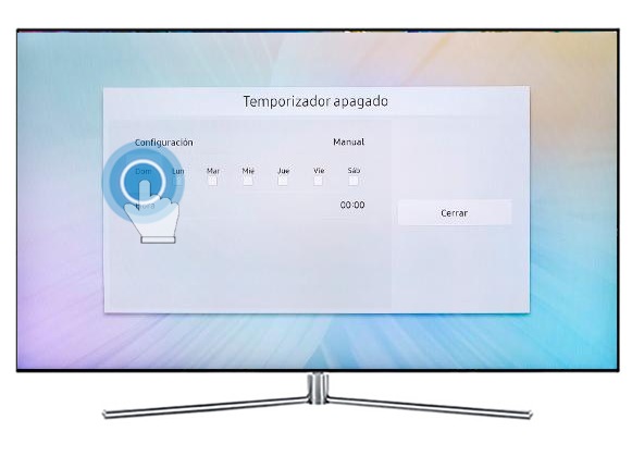 Samsung Smart TV MU6100 - ¿Qué es y cómo ajustar el temporizador de apagado?