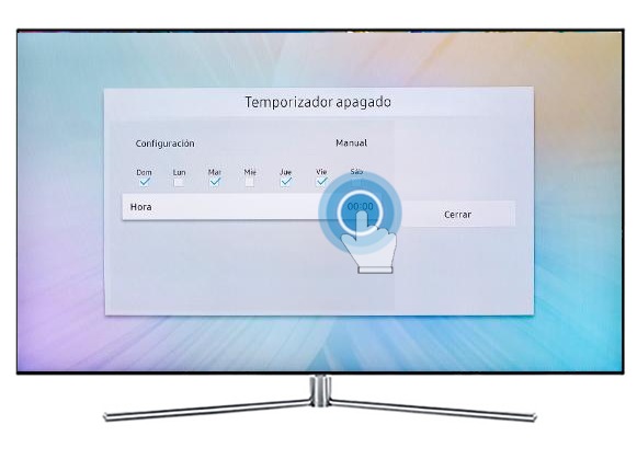 Samsung Smart TV MU6100 - ¿Qué es y cómo ajustar el temporizador de apagado?