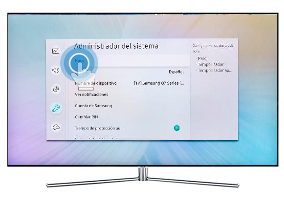 Samsung Smart TV MU6100 - ¿Qué es y cómo ajustar el temporizador de apagado?