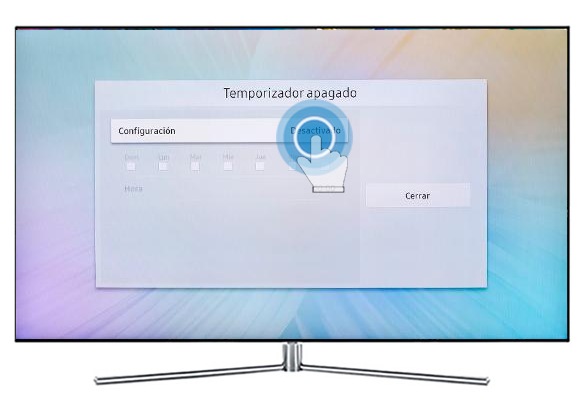 Samsung Smart TV MU6100 - ¿Qué es y cómo ajustar el temporizador de apagado?