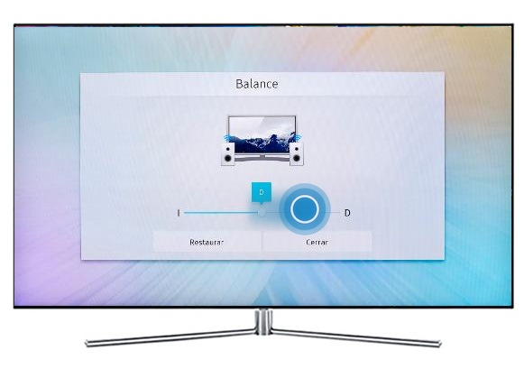 Samsung Smart TV MU6100 - ¿Qué es y cómo ajustar el balance de sonido en el TV?