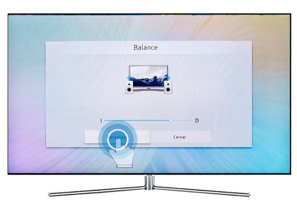 Samsung Smart TV MU6100 - ¿Qué es y cómo ajustar el balance de sonido en el TV?
