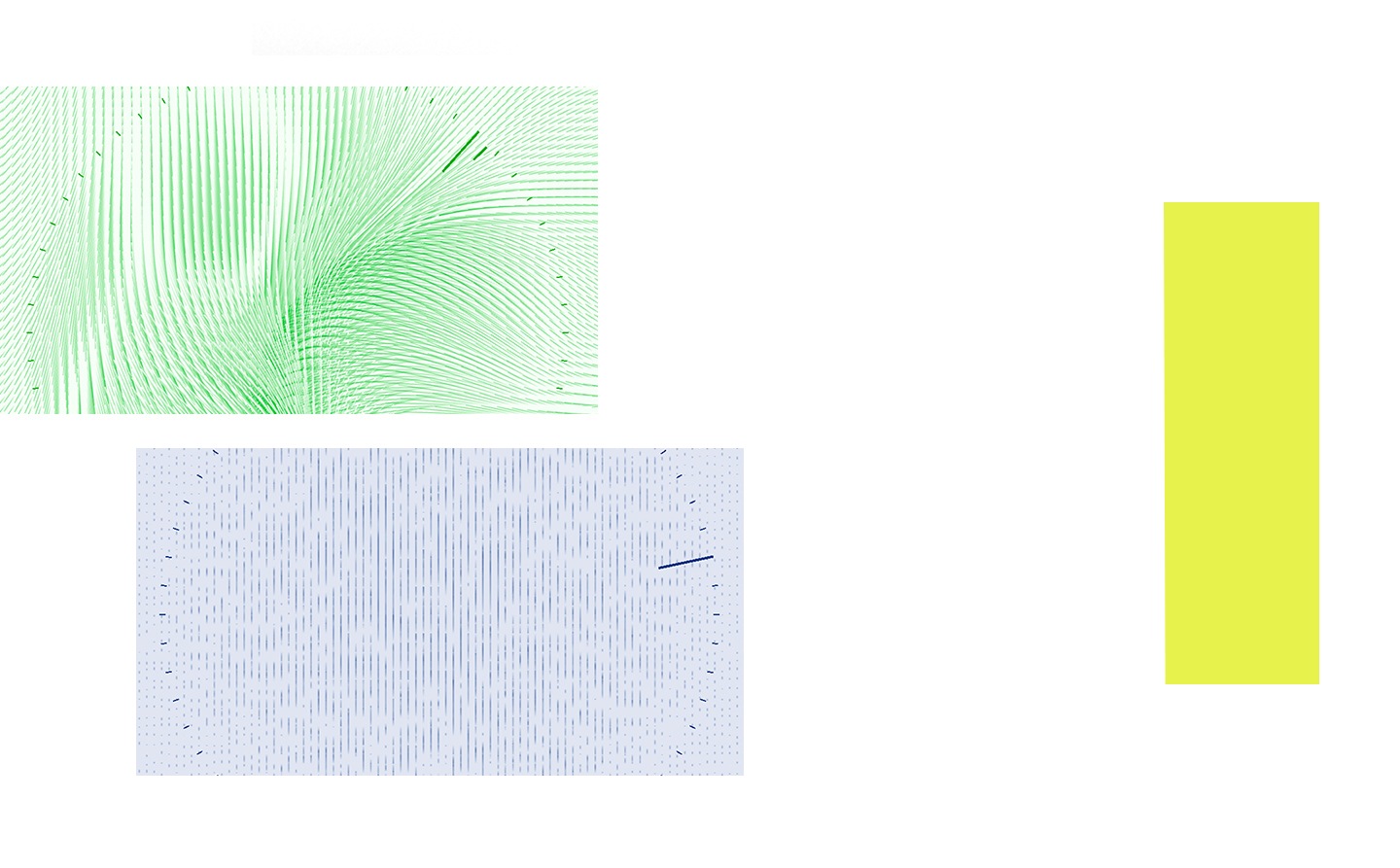 Dos imágenes de patrones incluidos con The Serif son el modo ambiente de Leaf y el modo ambiente Fabric.