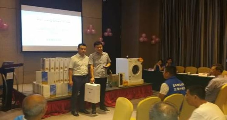 蓝色风暴席卷安阳 三星中央空调金秋献礼!