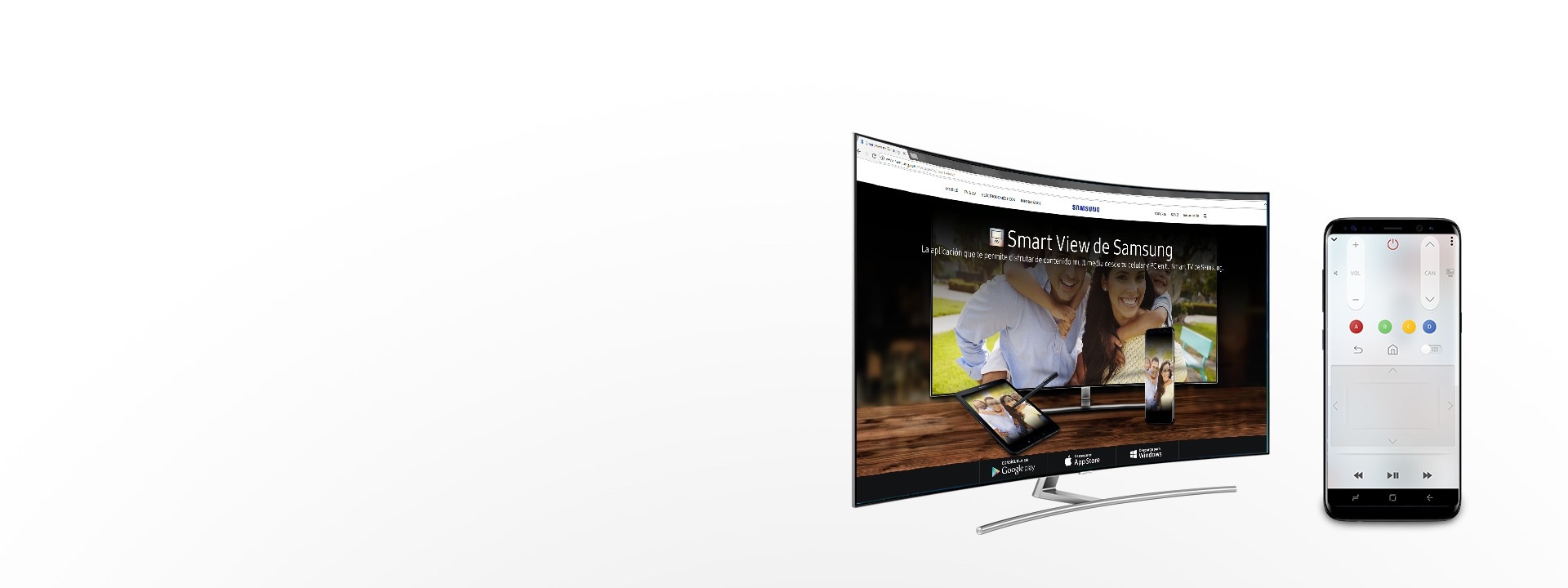 Característica de control remoto de TV