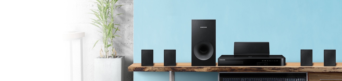 Sistema de entretenimiento en casa Samsung