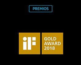 Esta imagen representa el premio de oro IF Design Award 2019