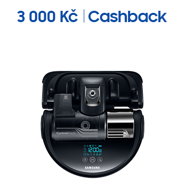 VR20K9350WK POWERbot™ Série VR9300, Robotický vysavač se sacím výkonem 42,9 W