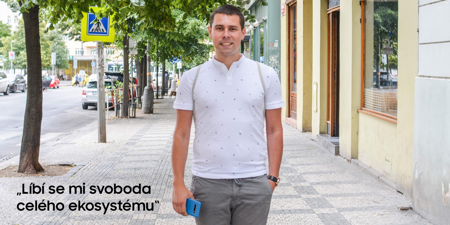 Vladimír Vojtěch Vladimír Vojtěch na fotce s Galaxy S10