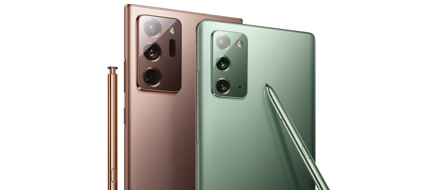 Galaxy Note20 Zadná strana chytrých telefónov zo série Galaxy Note20