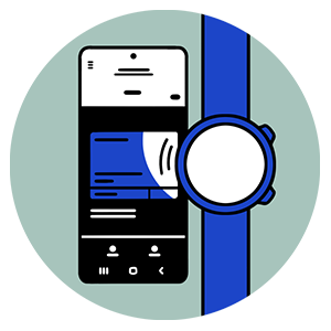 Step 1: Mit Smartwatch bezahlen