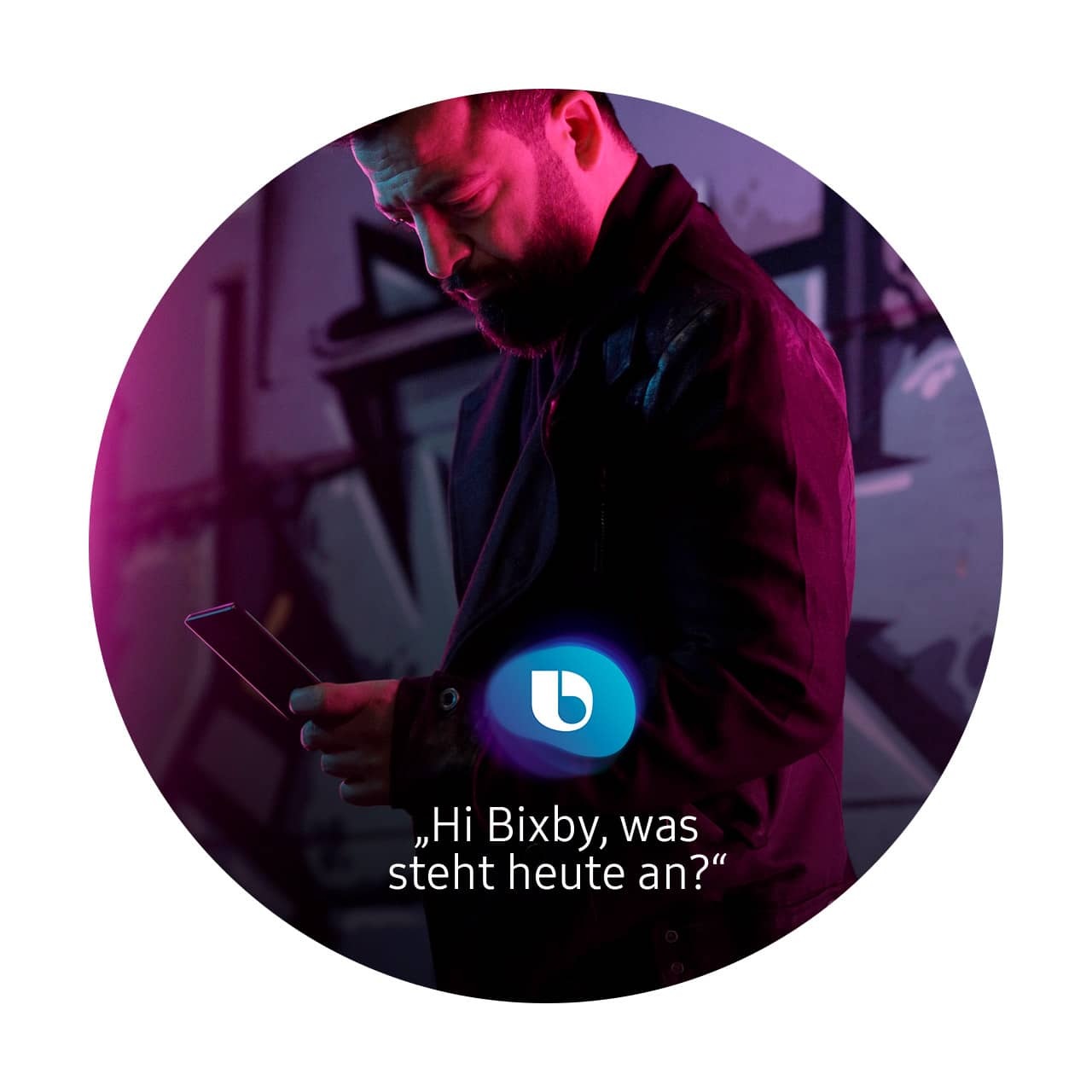 Bild, welches den Musik Journalist und Moderator Roozbeh Farhangmehr zeigt: "Hi Bixby, was steht heute an?"