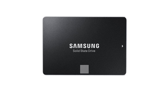 Produktabbildung eines Solid State Drives (SSD) von Samsung