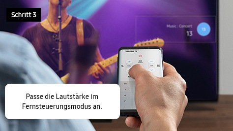 Schritt 3. Passe die Lautstärke im Fernsteuerungsmodus an.