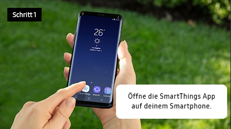 Schritt 1. Öffne die SmartThings App auf deinem Smartphone.