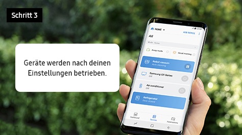 Schritt 3. Geräte werden nach deinen Einstellungen betrieben.