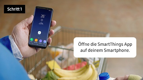 Schritt 1. Öffne die SmartThings App auf deinem Smartphone.