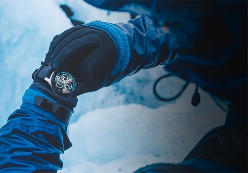 Galaxy Watch im Eis