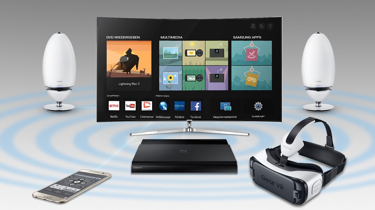 Ein moderner Smart TV ist die Schaltzentrale in Ihrem Smart Home Ein moderner Smart TV ist die Schaltzentrale in Ihrem Smart Home