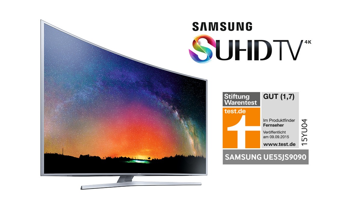 Samsung SUHD TV UE55JS9090 - Gesamtsieger bei Stiftung Warentest Samsung SUHD TV UE55JS9090 - Gesamtsieger bei Stiftung Warentest