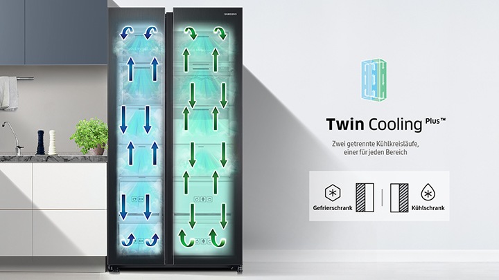 Twin Cooling - Frisches Obst und Gemüse im Family Hub