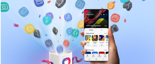 Im Samsung Galaxy Store finden Sie viele Apps für Ihr Galaxy Smartphone
