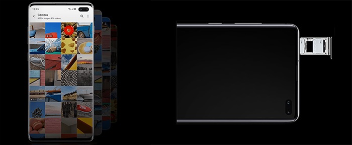Das Samsung Galaxy S10 - microSD-Karte und Dual-SIM