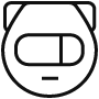 Staubsaugerroboter Icon