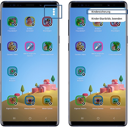 Samsung Galaxy - Kindermodus Einstellungen