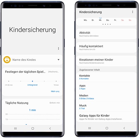 Samsung Galaxy - Kindersicherung einrichten