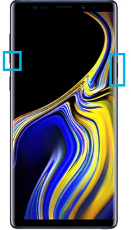 Screenshot mit einem Samsung Galaxy Note9 erstellen.