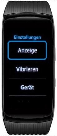 Wie aktiviere ich das Always On Display auf meiner Samsung Gear Fit2 Pro