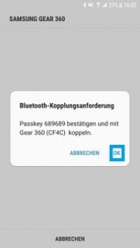 Wie verbinde ich meine Samsung Gear 360 (2017) mit meinem Smartphone