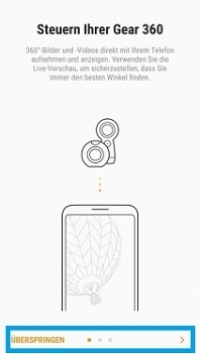 Wie verbinde ich meine Samsung Gear 360 (2017) mit meinem Smartphone